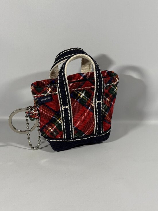 Lands' End Accessories - Land's End Micro Canvas Tote Charm NWT